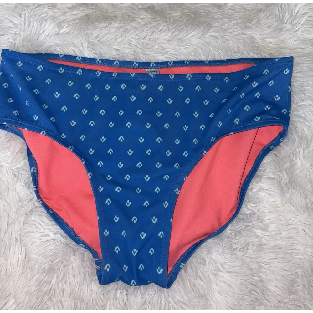 Justice Girls Sz. 20 Plus Blue Design Swim Bottoms. Cute